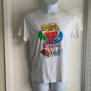 Lululemon Women’s Graphic White T-Shirt Size M